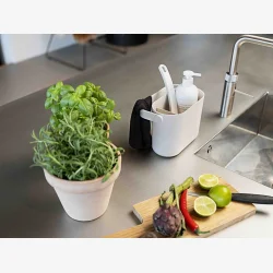 Zone - Opvaskest Circular gr indeholder opvaskebrste, karklud &amp; holder