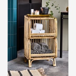 House Doctor - Reol Natur Rattan 	L42cV40cH71 cm.