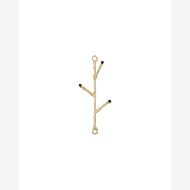 House Doctor - Knage m. 3 kroge Natur Rattan