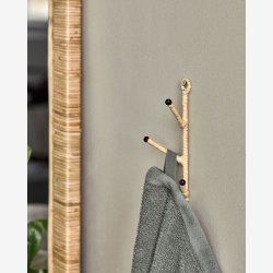 House Doctor - Knage m. 3 kroge Natur Rattan