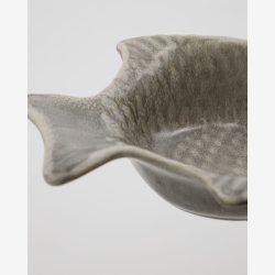 House Doctor - Serveringsfad Fiskeform Gr� L21,5xB17,5xH5,5 cm.