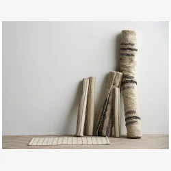 Sdahl - Line Gulvtppe 75 x 150 cm Beige/Toffee Brown