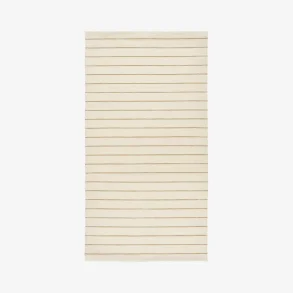 Sdahl - Line Gulvtppe 75 x 150 cm Beige/Toffee Brown