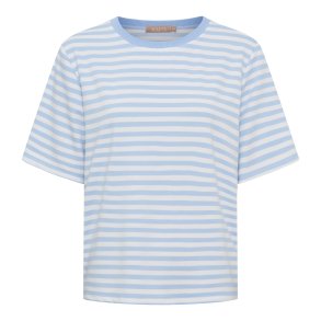 Marta Du Chateau - MdcJamila T-Shirt m. striber Bl� 