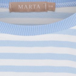 Marta Du Chateau - MdcJamila T-Shirt m. striber Bl� 