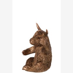 J-Line - Tyr Flaske-/glasholder Polyresin Kobber 23,5x19,5x27 cm.