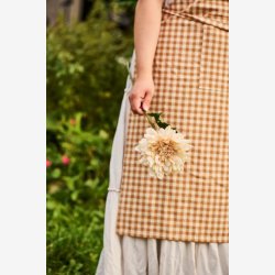 Ib Laursen -  Dahlia stilk 45x13cm, Lysegul 