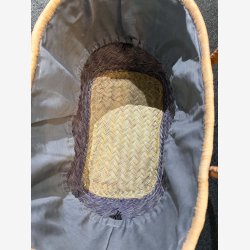 Madam Gr�skar - Strandtaske Bl� 45x30 cm.