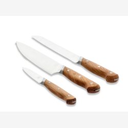 Mors - Foresta Knivst 3 dele Eg/Rustfrit stl