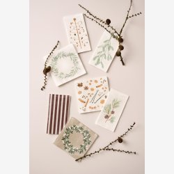 Ib Laursen - Serviet fyrregren m/kogler 10x20 cm 16 stk. pr. pk.