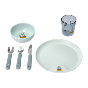 Mepal - Mio brnest sailors bay m/ tallerken, skl, drikkeglas & bestik