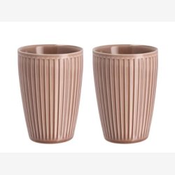 Pillivuyt Pliss Termokrus Dia 8 x 12 cm 25 cl 2 stk. Woodrose