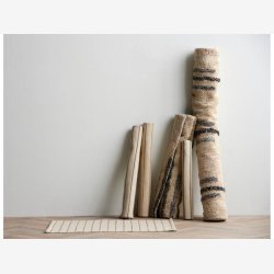 Sdahl - Line Tppe 60 x 90 cm Beige/Toffee Brown