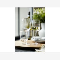 Lyngby Glas - Palermo Gold Hvidvinsglas 30cl. 4 pak. 