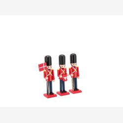 Celebrate Garder 6,2 x 6,2 x 15 cm 3 stk. Rd/Sort