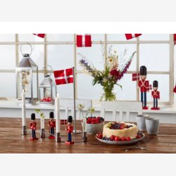 Celebrate Garder 6,2 x 6,2 x 15 cm 3 stk. Rd/Sort