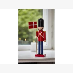 Celebrate - Garder m/flag 11 x 11 x 38 cm Rd/Sort