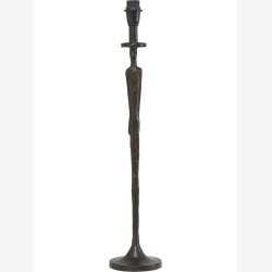 PR HOME - Mrs tall lampefod, sort/brun, 78 cm