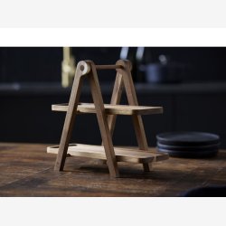 HOLM - serveringsopsats Akacietr 36x18,4x30 cm. 