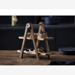 HOLM - serveringsopsats Akacietr 36x18,4x30 cm. 