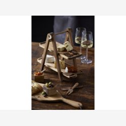 HOLM - serveringsopsats Akacietr 36x18,4x30 cm. 