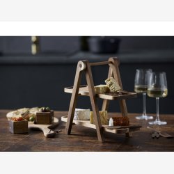 HOLM - serveringsopsats Akacietr 36x18,4x30 cm. 