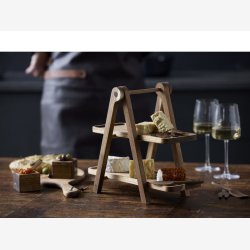 HOLM - serveringsopsats Akacietr 36x18,4x30 cm. 