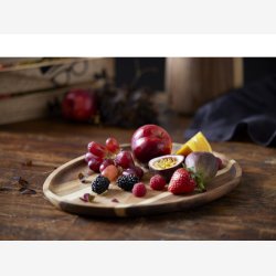 HOLM - fad i Akacietr 30 x 24,5 cm.