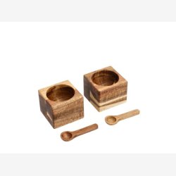 HOLM Minisklest 6 x 6 x 5 cm 2 stk. Akacie