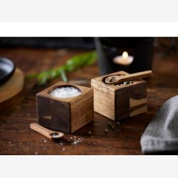 HOLM Minisklest 6 x 6 x 5 cm 2 stk. Akacie