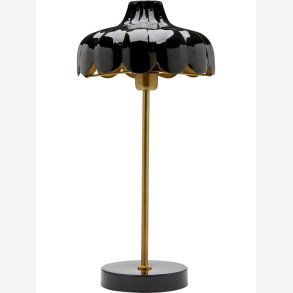 PR HOME - Wells bordlampe, sort/guld, 50 cm