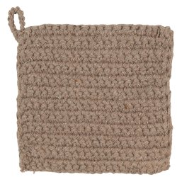 Ib Laursen - Grydelap hklet Hrfarvet 20x20 cm 2 stk.