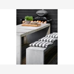 Sdahl Statement Stripe Dkkeserviet 33 x 48 cm 2 stk. Ash