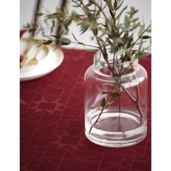 S�dahl Star damask dug r�d 140x320 cm. 
