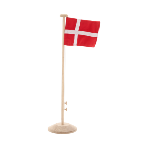 Bordflag m/DK flag Eg H:40cm. 
