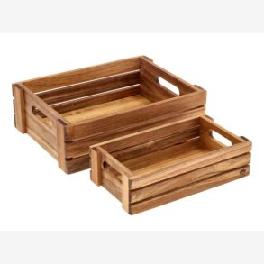 HOLM - Kassest st m/2 stk. Akacietr