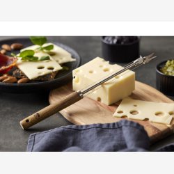 HOLM - Osteskrer Rustfrit stl/Akacietr