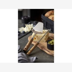 HOLM - Ostehvl Rustfrit stl/Akacietr