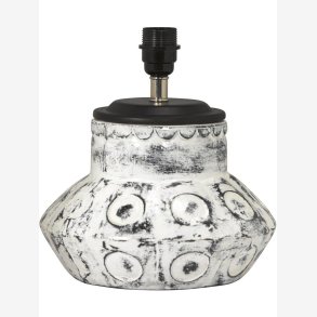 PR HOME - Larry lampefod, hvid, 30 cm