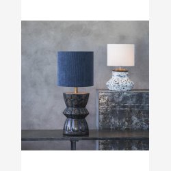 PR HOME - Larry lampefod, hvid, 30 cm