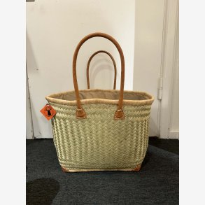 Madam Gr�skar - Strandtaske Lysegr�n 51x35cm.