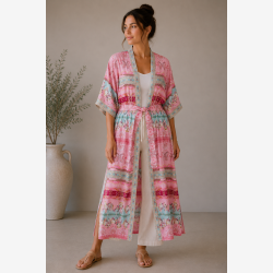 Marta Du Chateau - MdcAjla Kimono Rosa Onesize