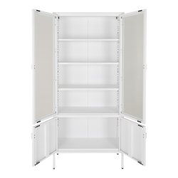 House Nordic - Brisbane vitrineskab, hvid