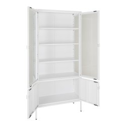 House Nordic - Brisbane vitrineskab, hvid