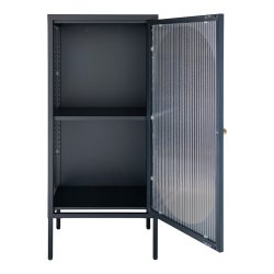 Adelaide Vitrineskab sort lakeret