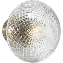 PR HOME - Juliette Vglampe, Klar/Messing 16cm.