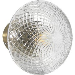 PR HOME - Juliette Vglampe, Klar/Messing 16cm.