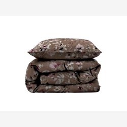 Sdahl - Sengetj Night Blooms Taupe 140x200cm 60x63cm.