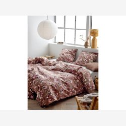 Sdahl - Sengetj Night Blooms Taupe 140x200cm 60x63cm.