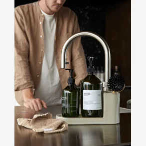 Meraki - B�rste- og s�beholder, MKDatura, Shellish gr� L:27 B:11 H:13,5 cm.